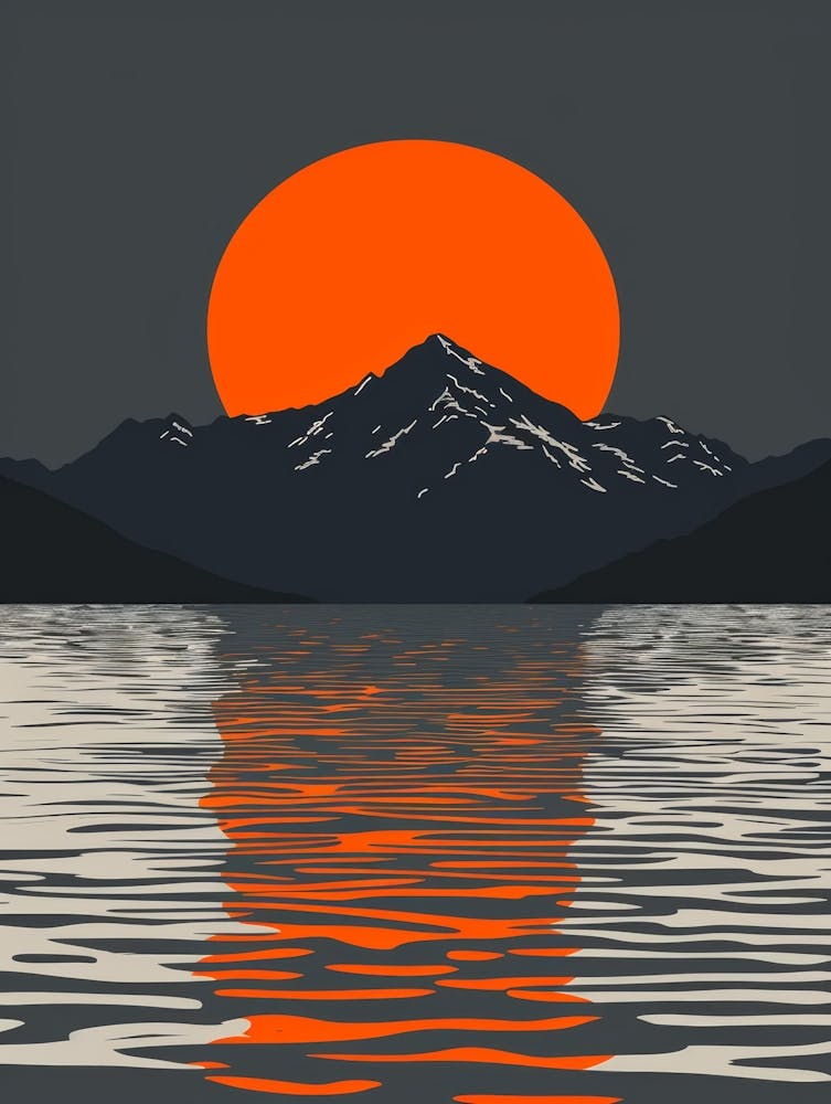 Sunset In The Mountains 63