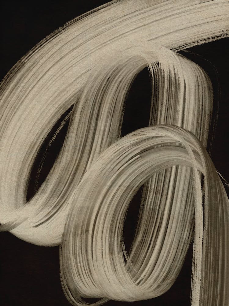 Beige Strokes No 5