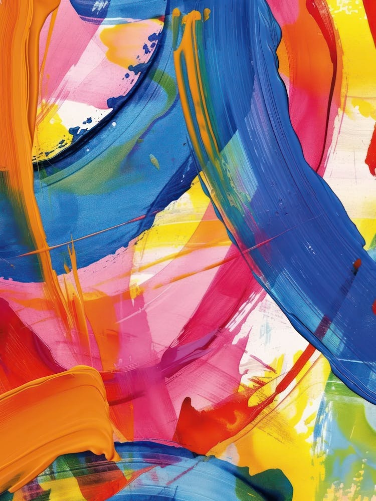 Colourful Brush Strokes 9