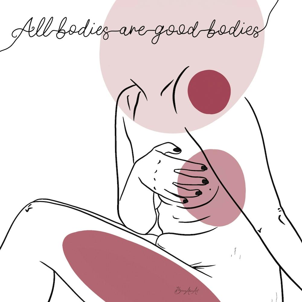 All Bodies Are Good Bodies Square Line