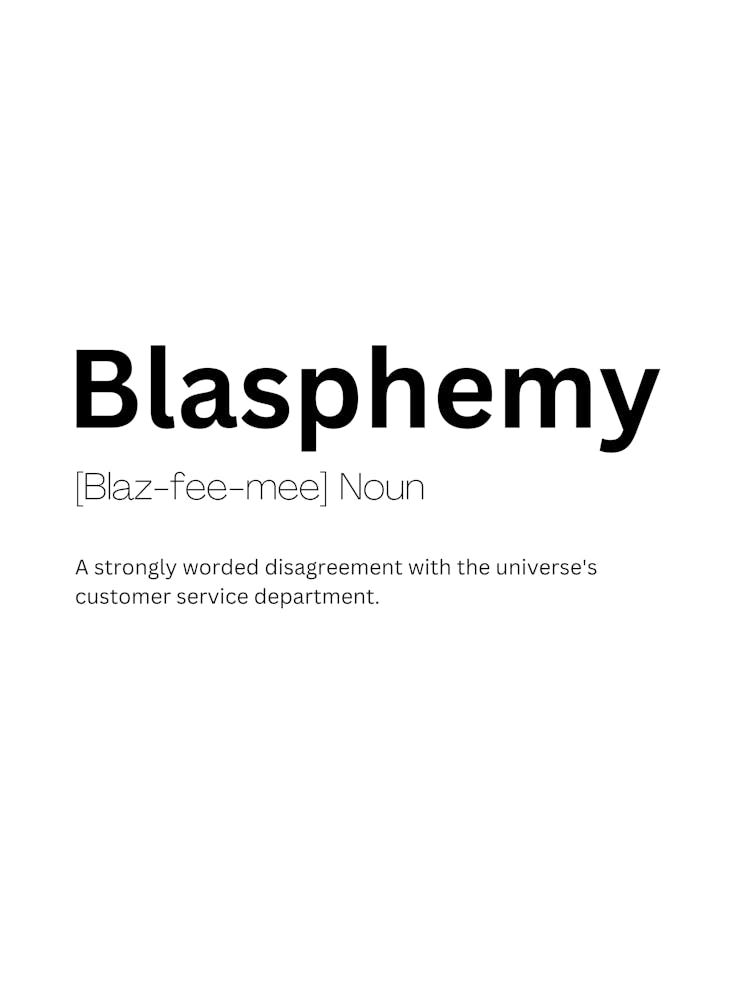 Blasphemy Definition Meaning