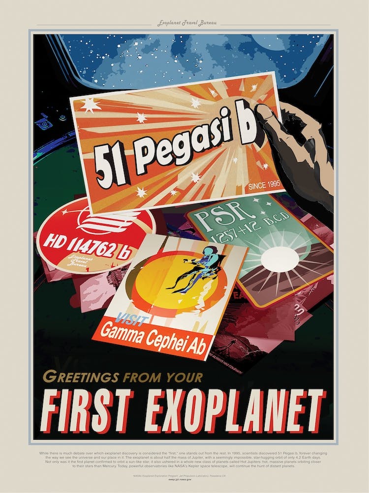 Peg51 Nasa Space Travel Poster