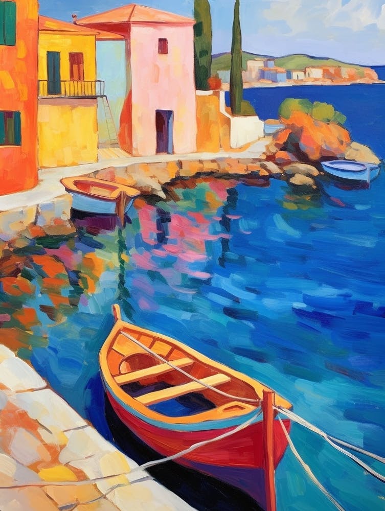 Crete Greece 2 Fauvist Painting