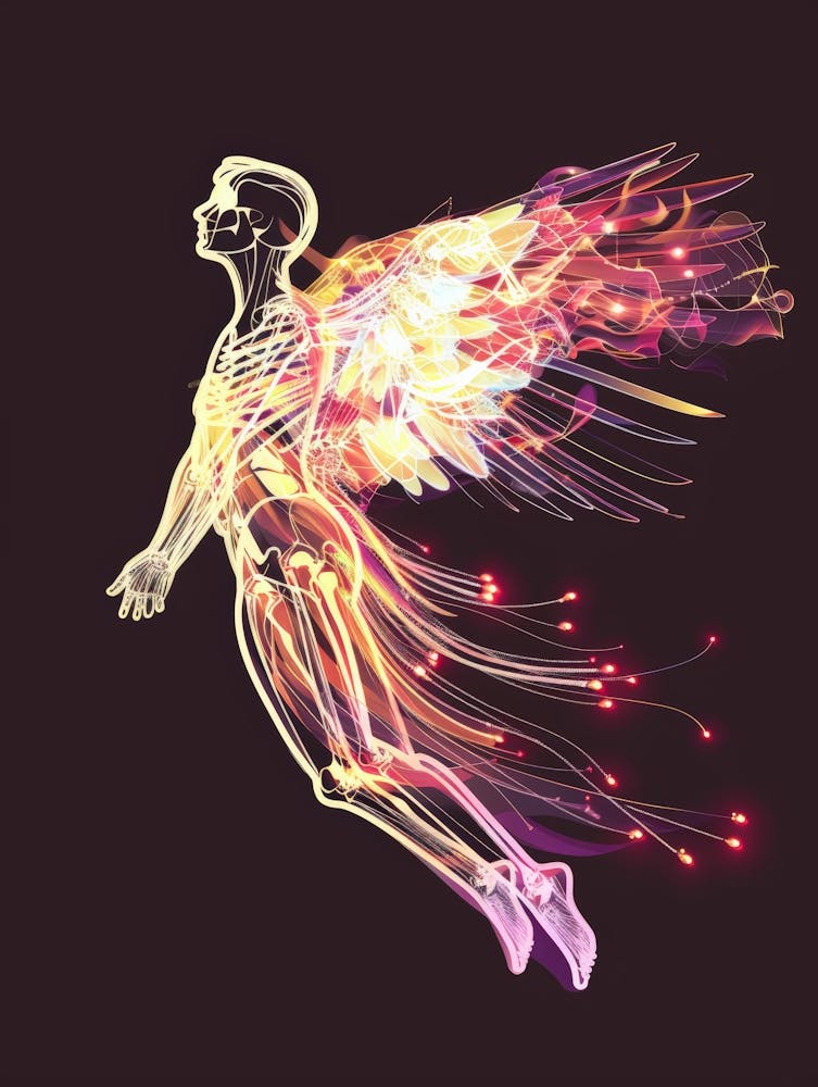 Dynamic Black And Brown Brushstrokes