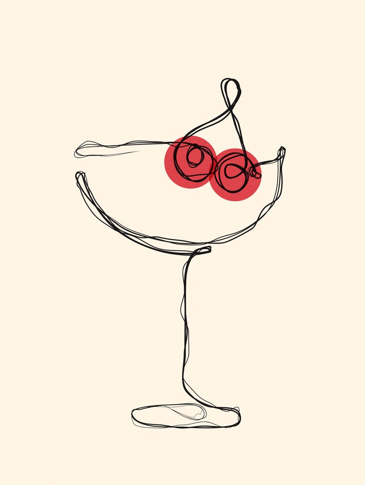 Cherry Cosmo Cocktail Drink