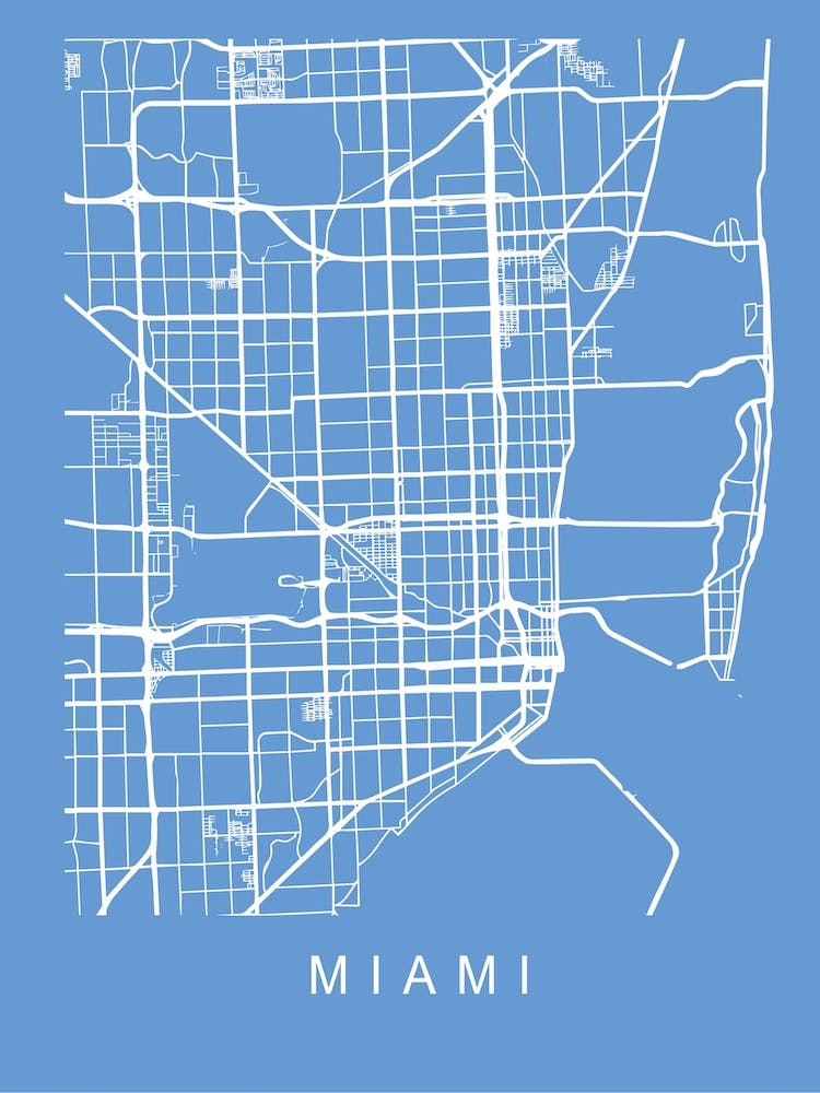 Miami Map Blueprint