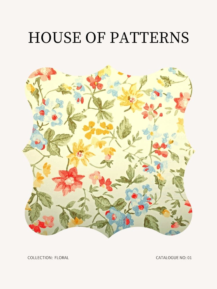 Floral Pattern Poster 1