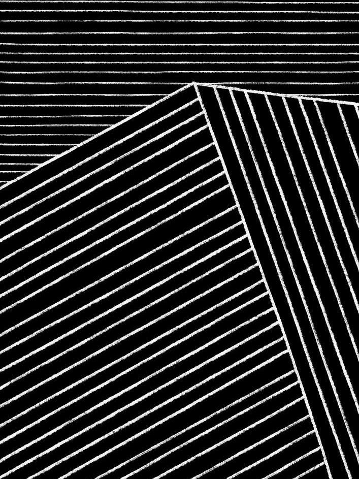 Black And White Modern Line Art B