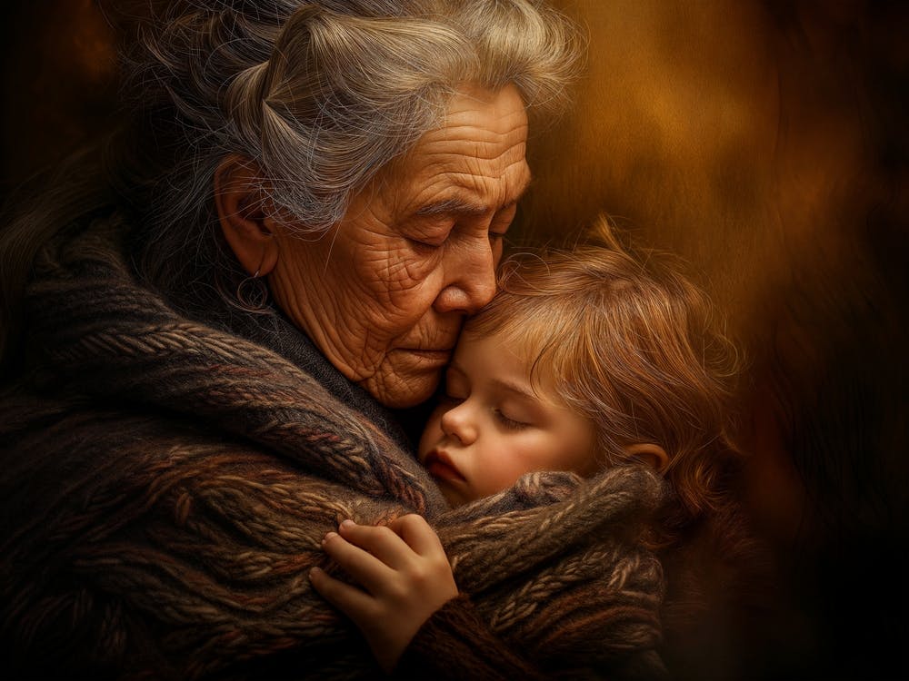 Grandma And Grandchild