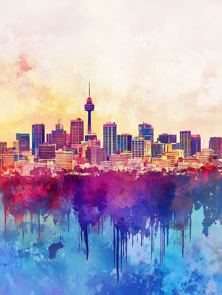 Auckland City Skyline 1