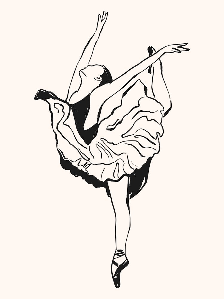 Ballerina Ballet Dancer Print