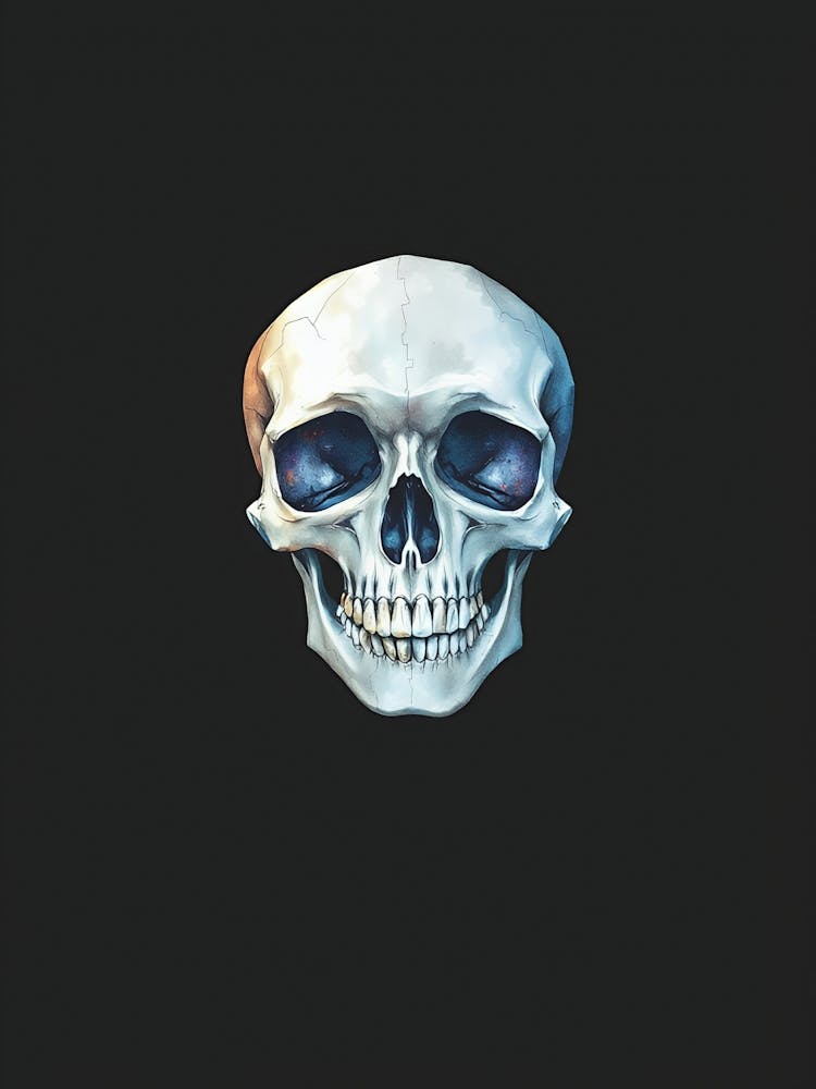 Painted Skull