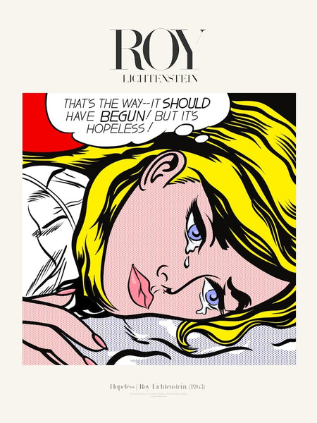 ROY LICHTENSTEIN POSTER " WHAAM ! " RIGHT-HAND PANEL POP ART PLAKAT IN MINT