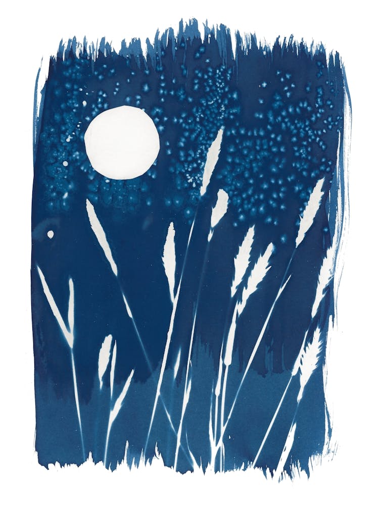 Moon Vintage Cyanotybe Blue