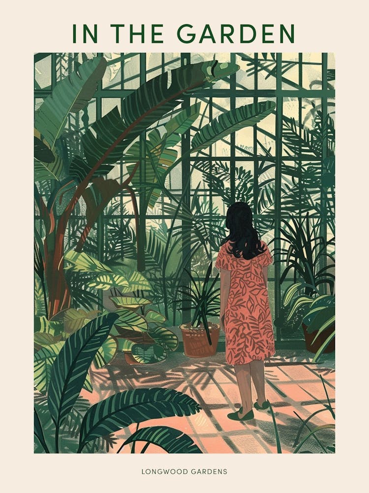 In The Garden Poster Longwood Gardens Usa 2