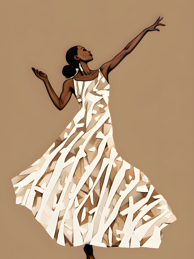 Dancer In White Dress