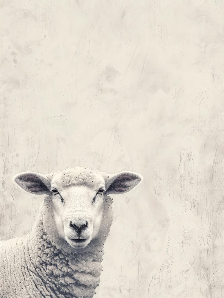 Sheep On A Wall
