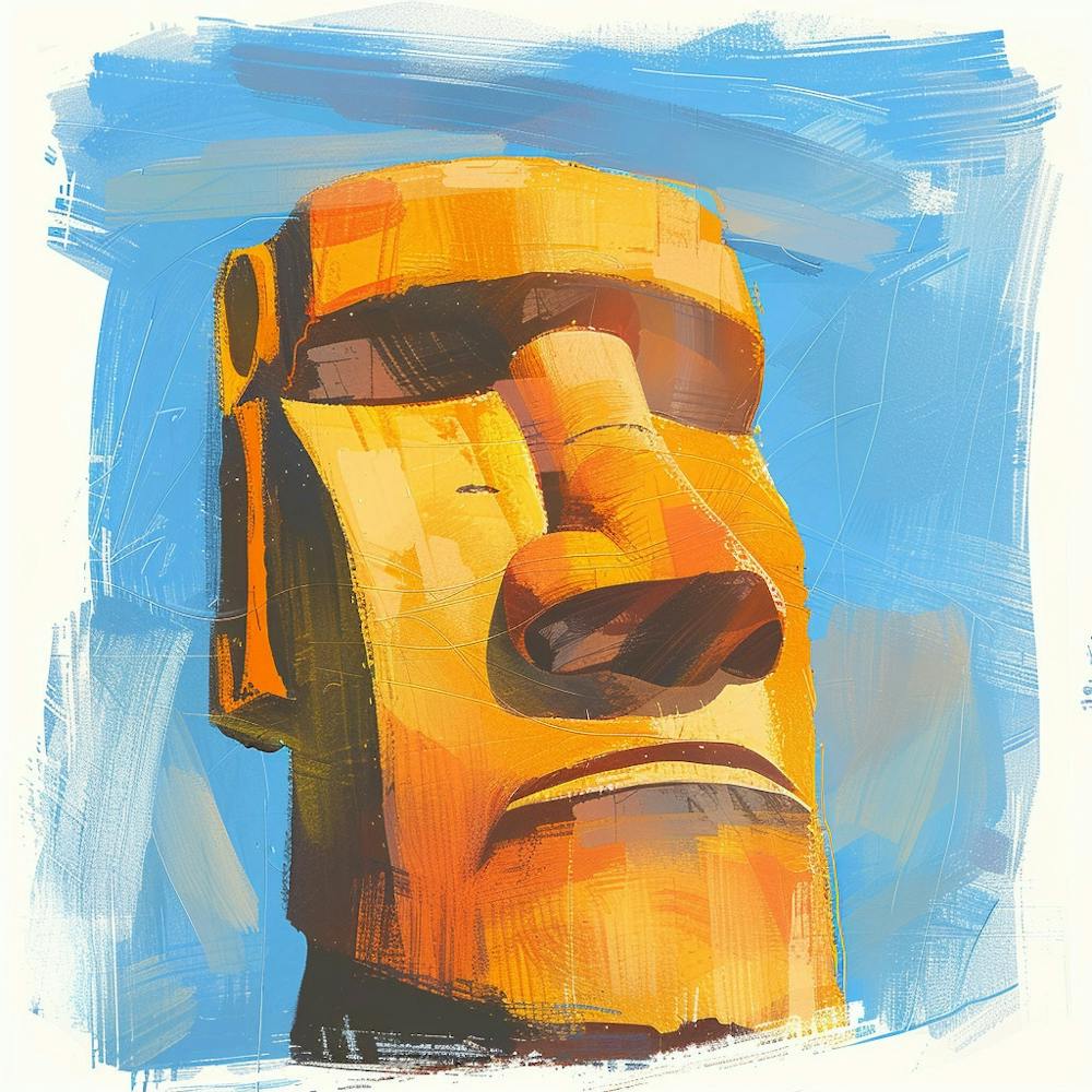 Moai Head 5