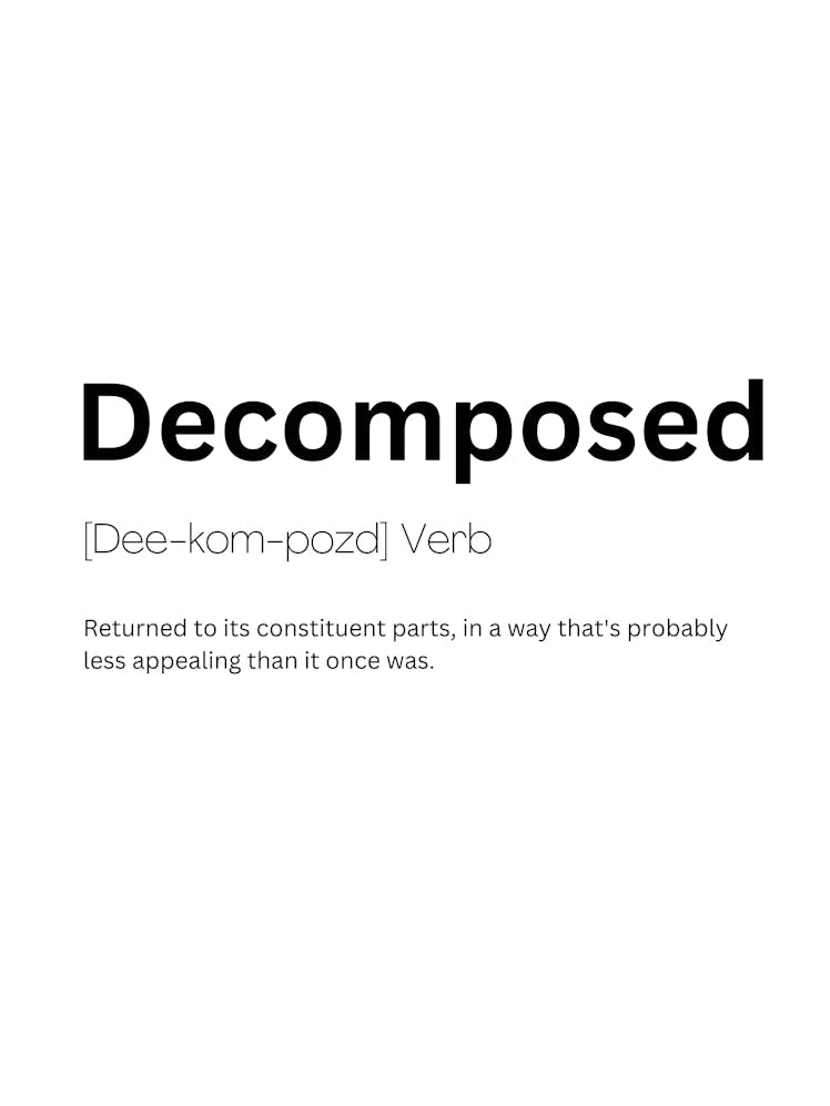Decomposed Definition Meaning
