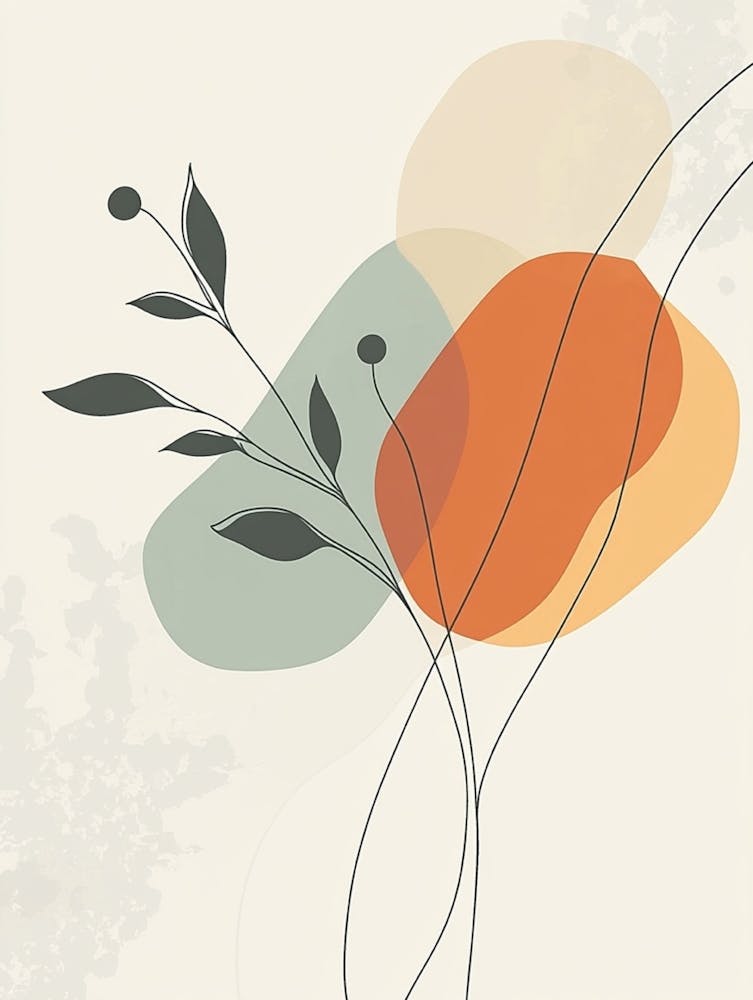 Abstract Floral Print