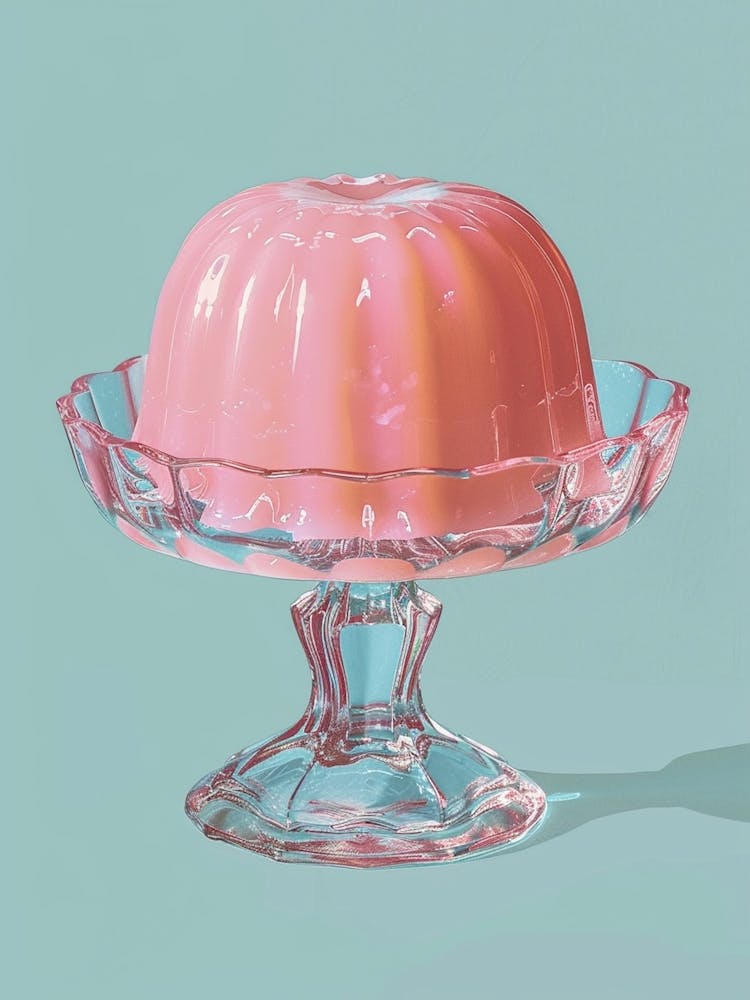 Pastel Pink Jelly Retro Collage 1
