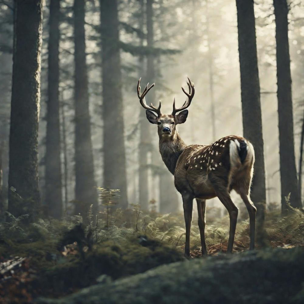 Deer In The Forest 228
