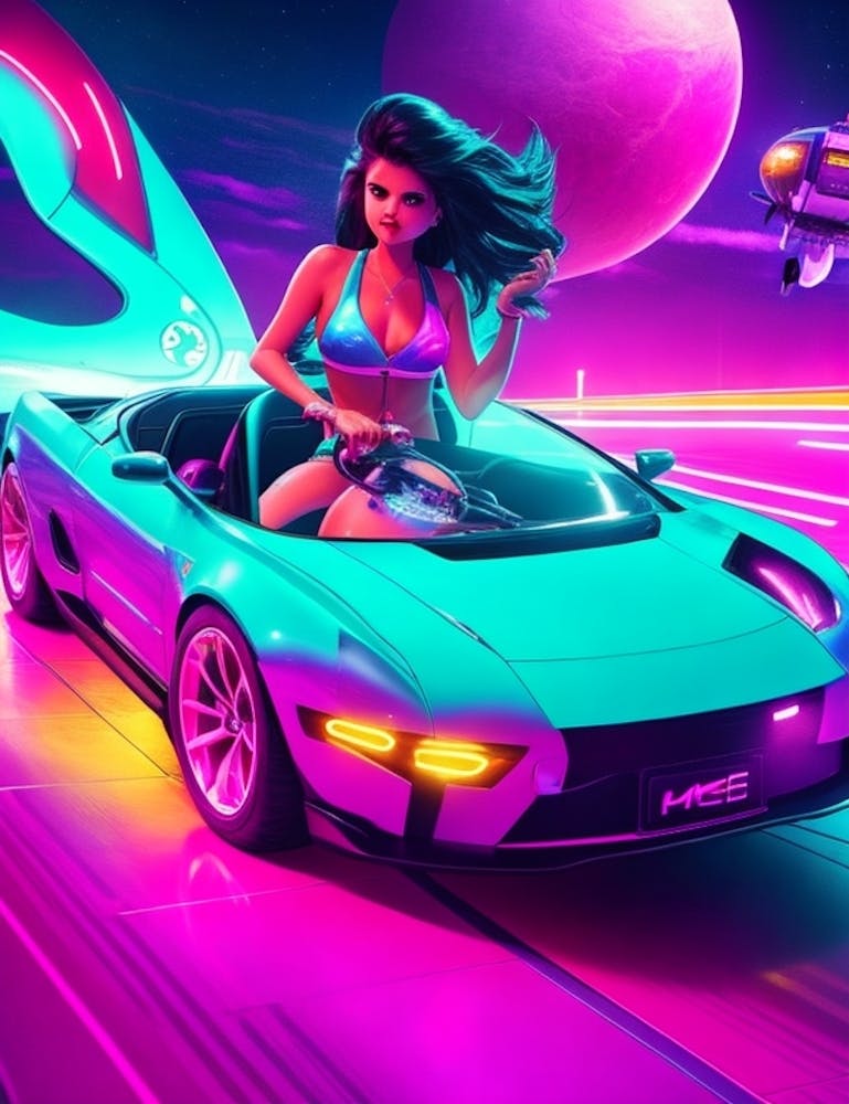 Selena Gomez AI Art 2