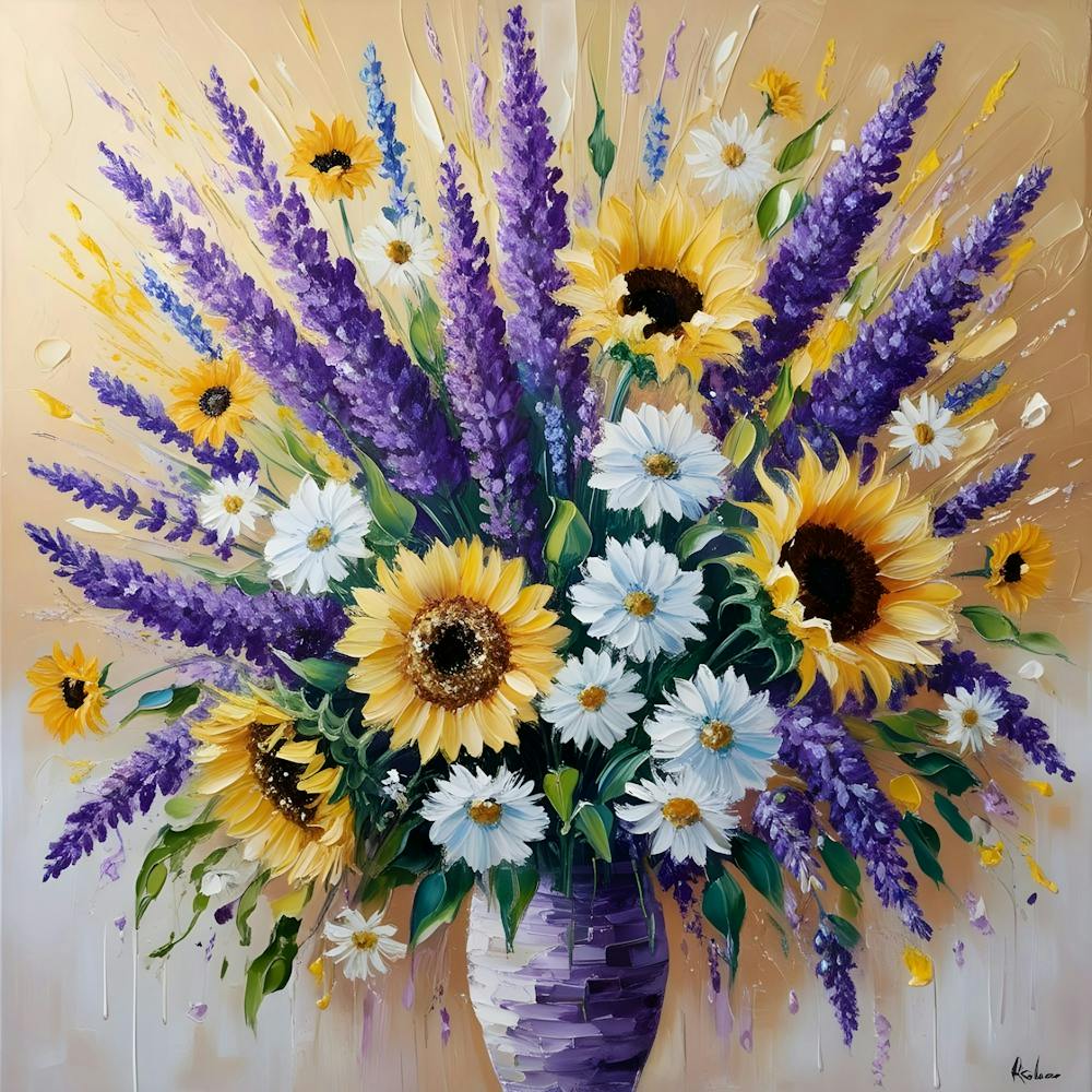 Sunflowers In A Vase