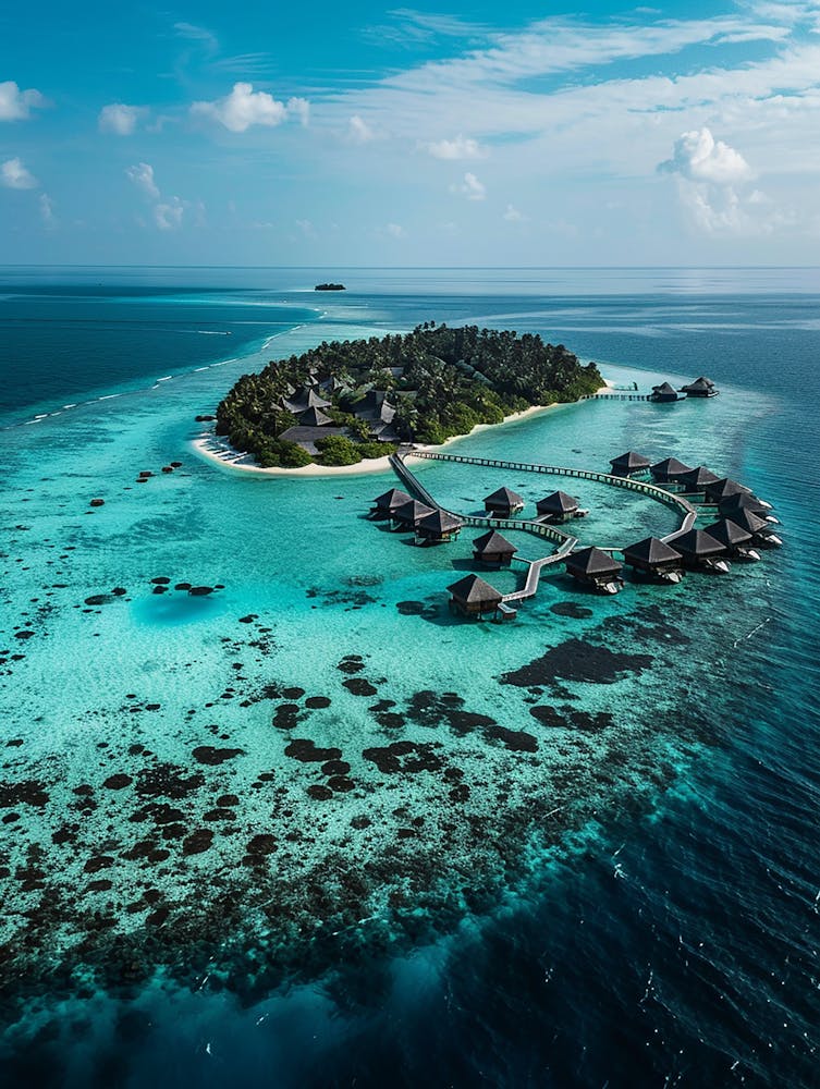 Island Resort In The Maldives 1