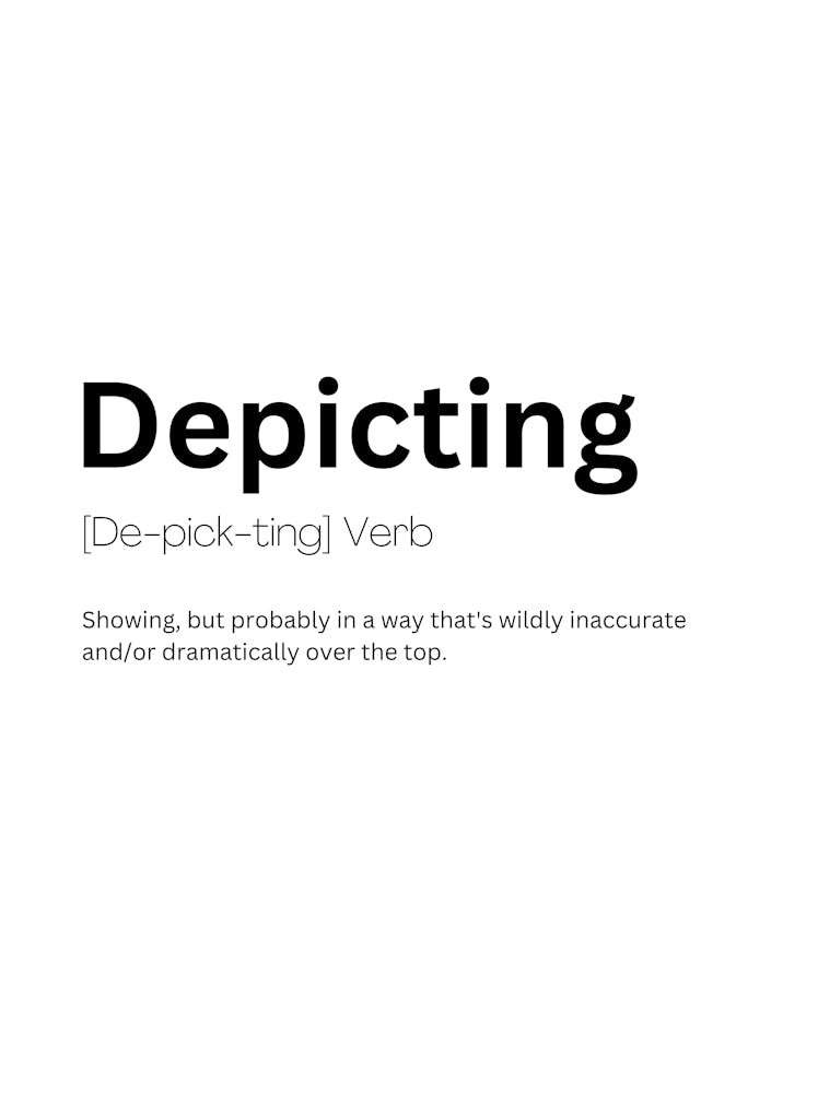 'Depicting' Definition Bedeutung