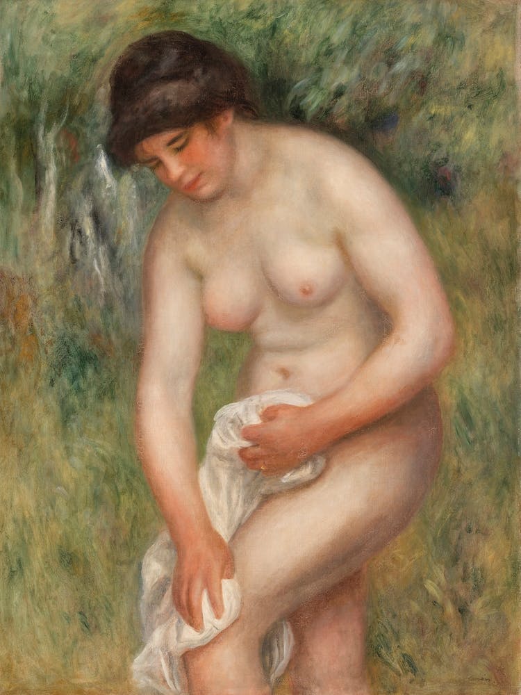 Bather Drying Herself, Pierre Auguste Renoir