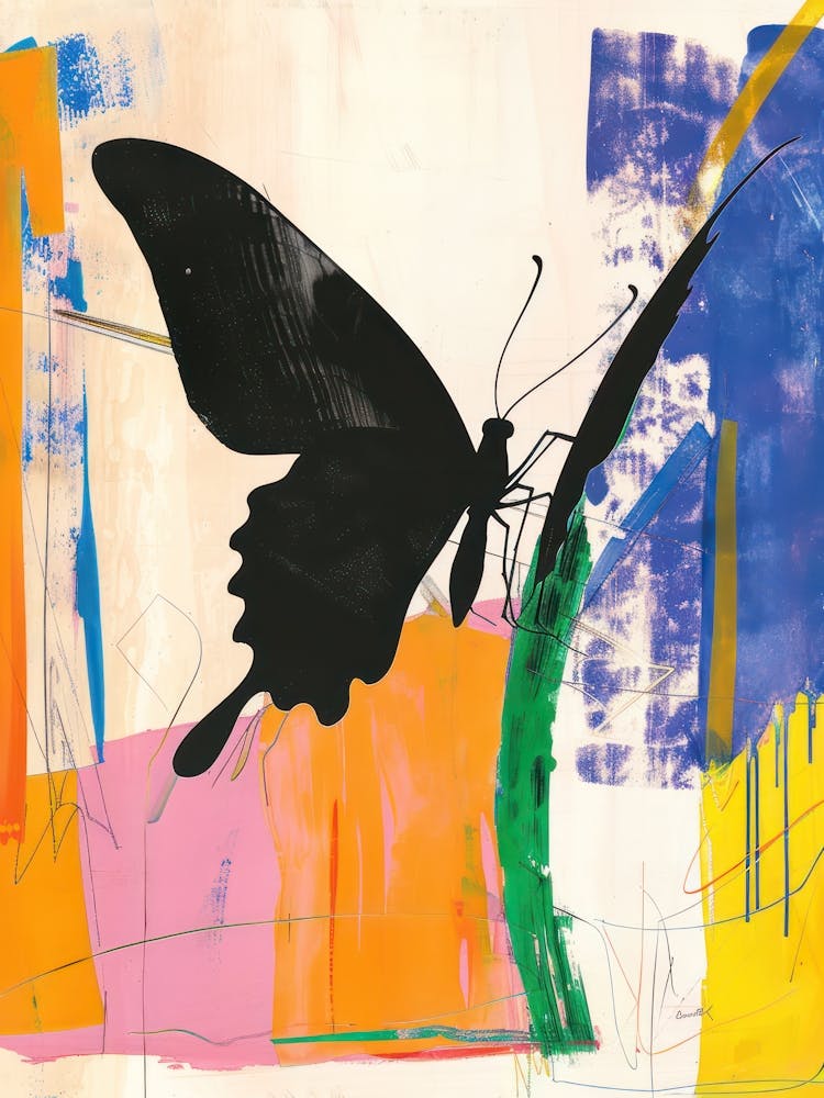 Butterfly 3 Cut Out Collage