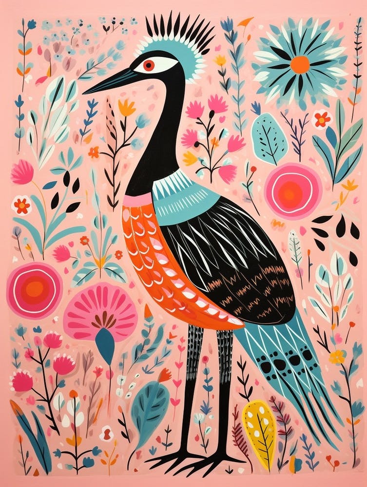 Pink Scandi Grebe 3
