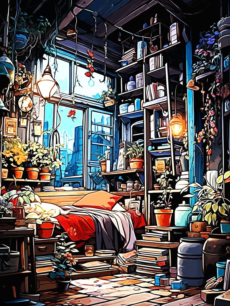 Anime Bedroom aesthetic