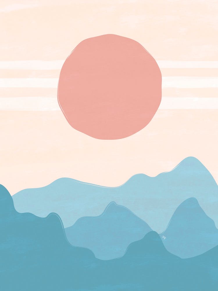 Coucher de Soleil Rose