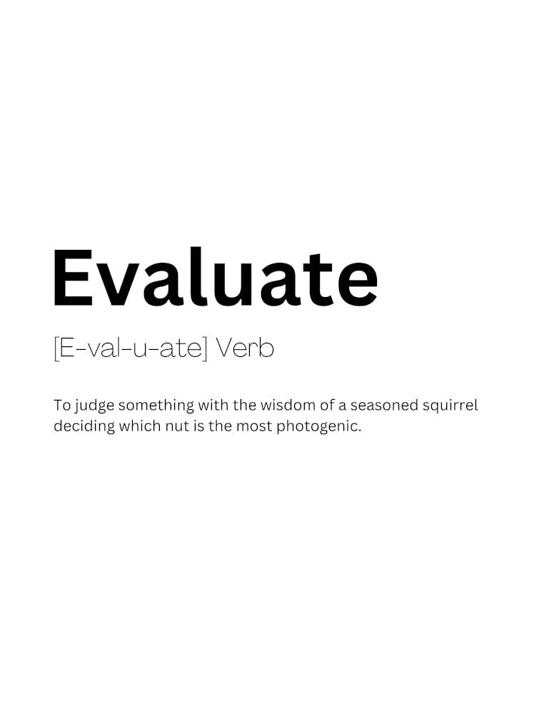 Evaluate Definition Meaning