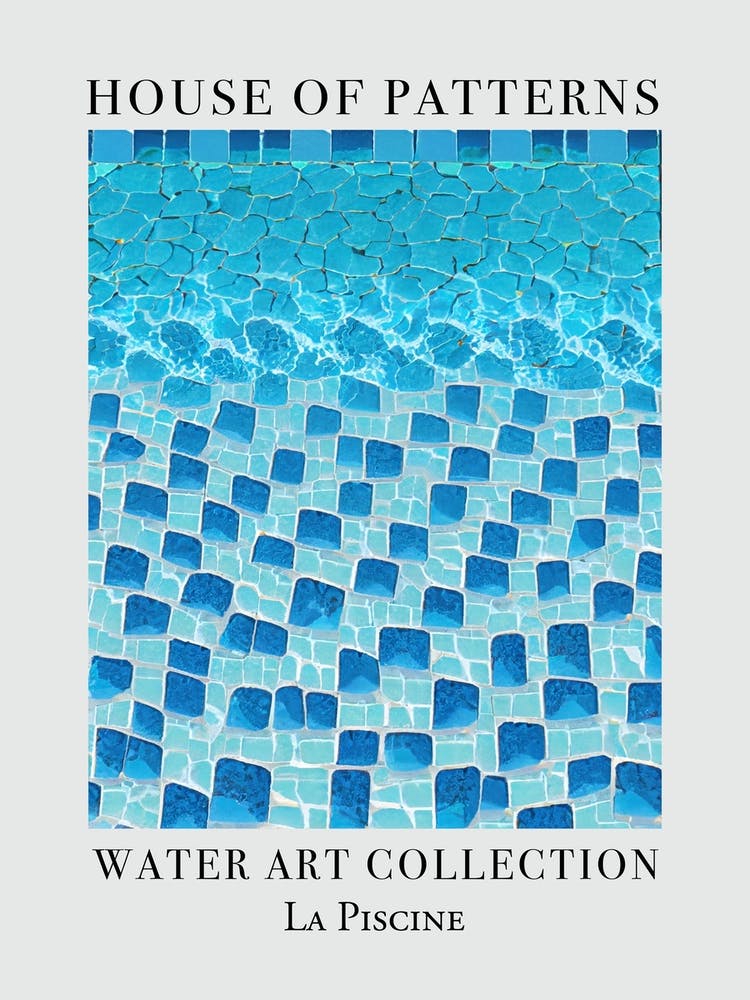 House Of Patterns La Piscine Water 1