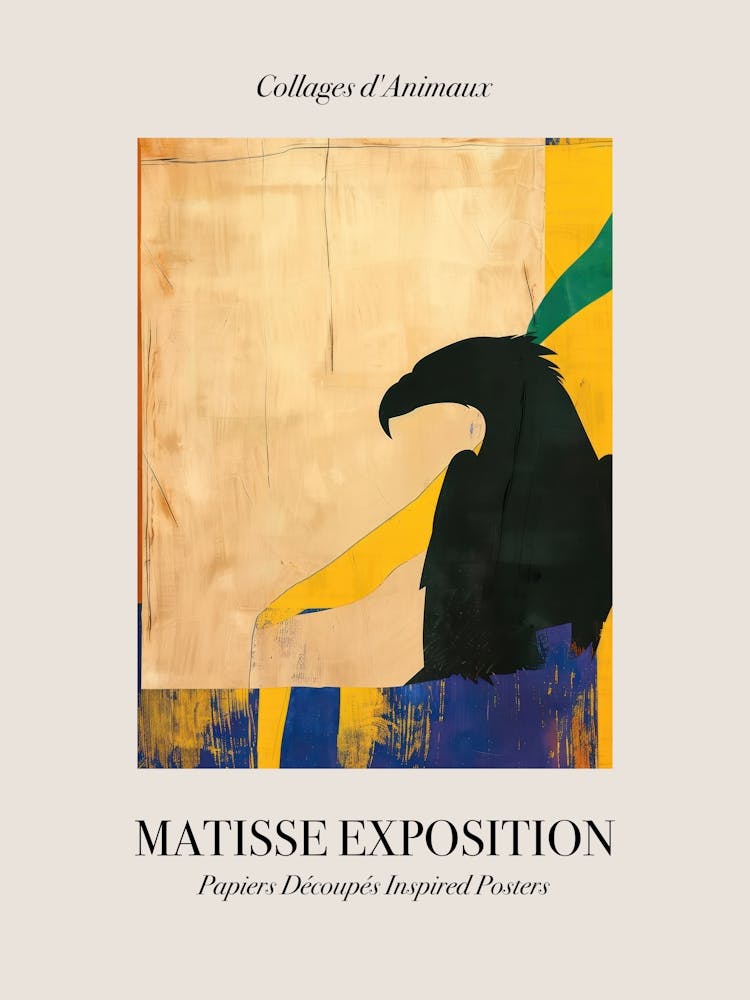 Eagle 2 Matisse Inspired Exposition Animals Poster