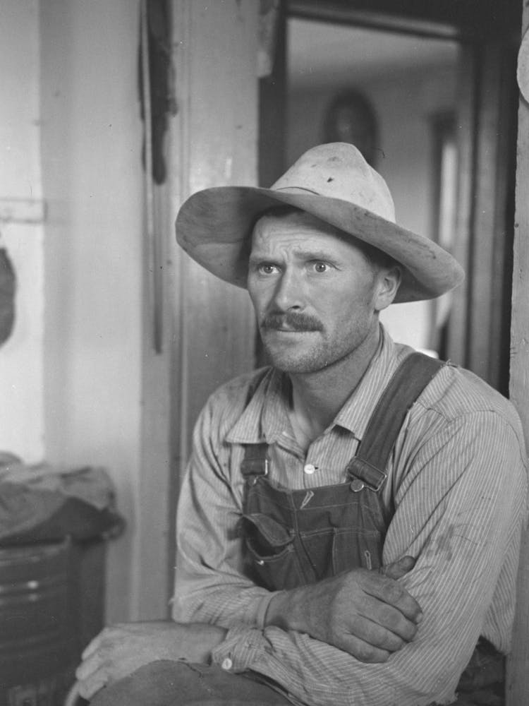 Edwin Gorder, Farmer, Near Montana State Line, Williams County North Dakota By Russell Lee