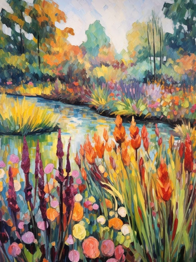 Autumn Gardens Painting Keukenhof Gardens Netherlands 1