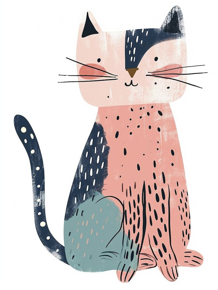 Chausie Cat Clipart Illustration 3