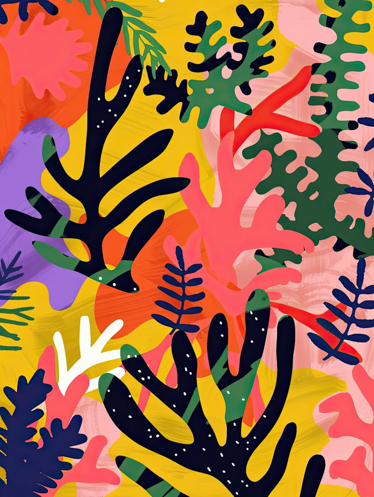 Cosmic Leaves Matisse Style
