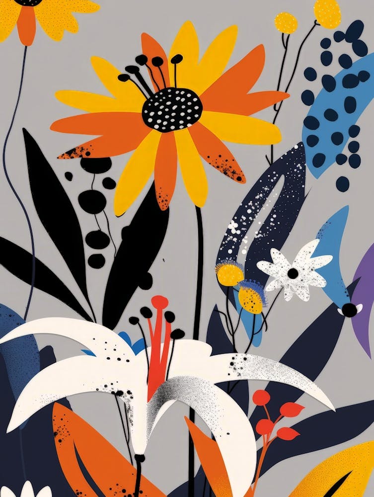 Abstract Floral Painting 11