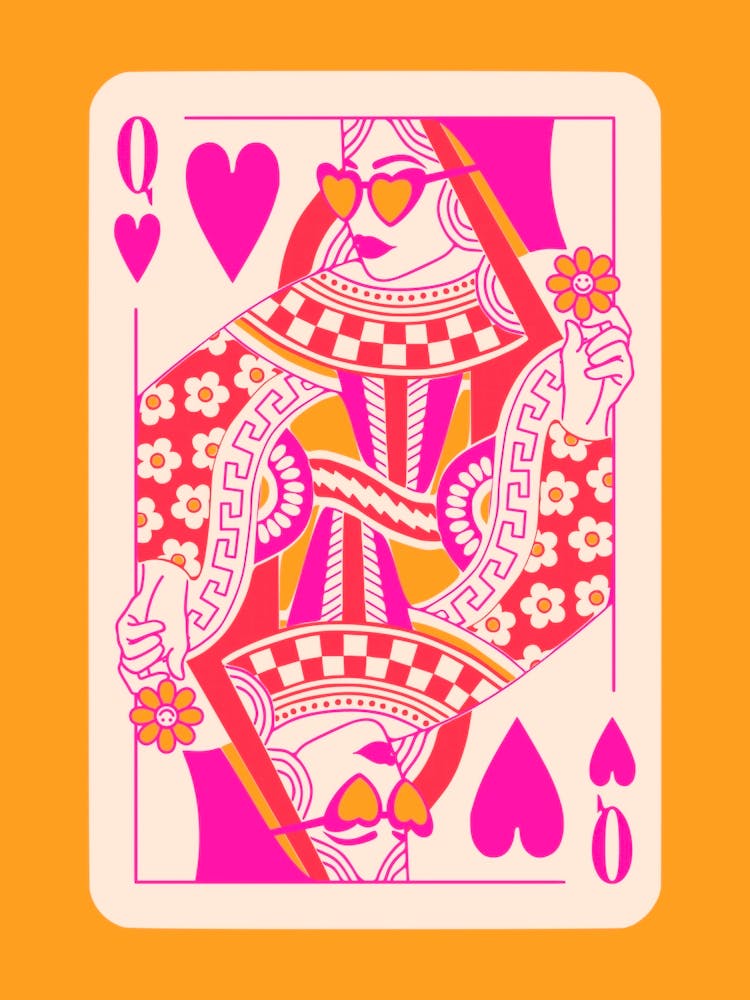Queen Of Hearts With Daisy