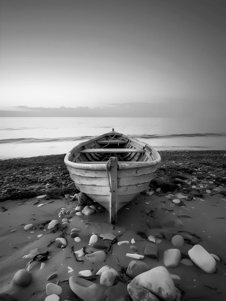 Boat On The Beach 1