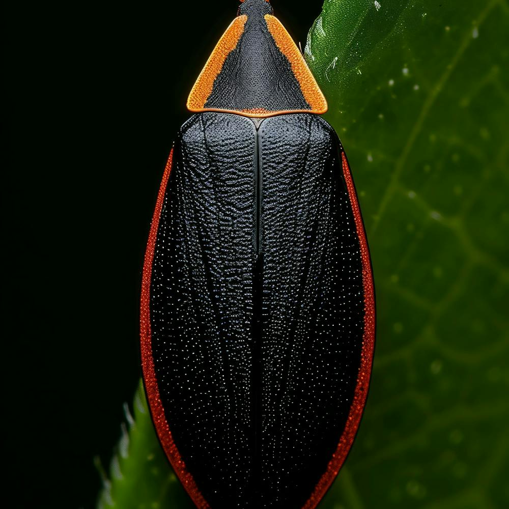 Beetle On Leaf 1