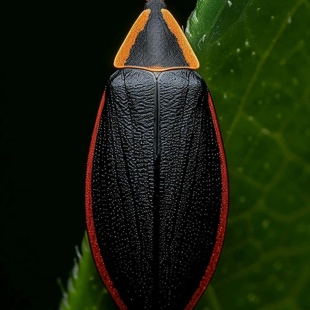 Beetle On Leaf 1