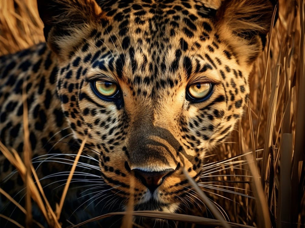 African Leopard Close Up Realism 1