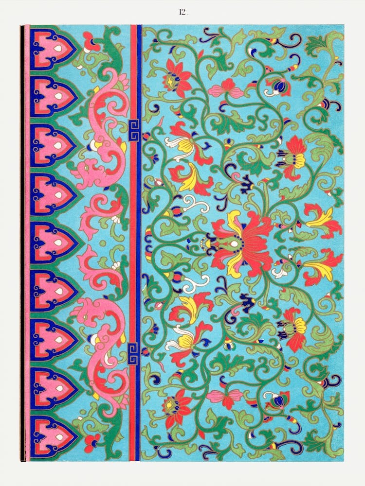 Chinese Floral Pattern