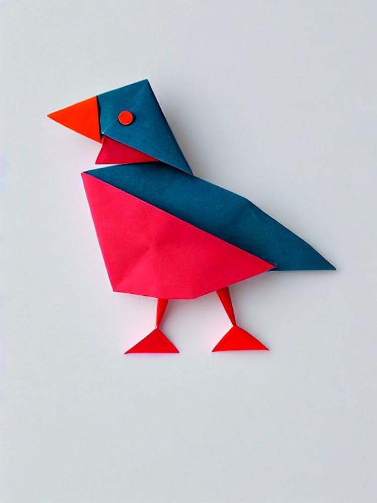Goose 2 Origami Bird